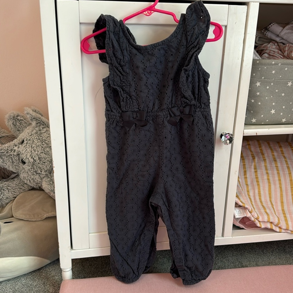 Max Studio jumpsuit 24m navy blue